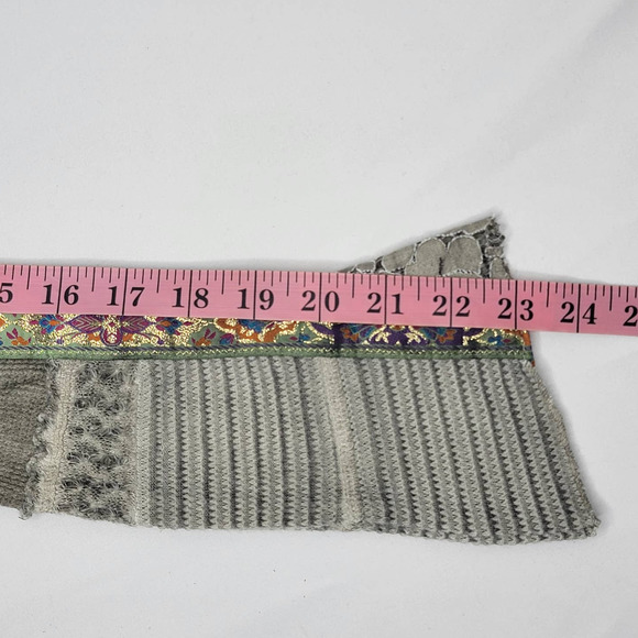 NWOT Soft Surroundings Waffle Knit Floral Aztec Cardigan Oriental Design Size PS - Picture 8 of 8